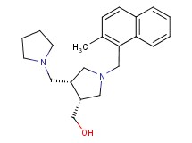 [(3R*,4R*)-1-[(2-methyl-1-naphthyl)methyl]-4-(pyrrolidin-1-ylmethyl)pyrrolidin-3-yl]methanol