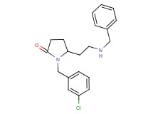 5-[2-(benzylamino)ethyl]-1-(3-chlorobenzyl)-2-pyrrolidinone