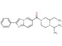 6-[(3-ethyl-4-isopropylpiperazin-1-yl)carbonyl]-2-phenylimidazo[1,2-a]pyridine