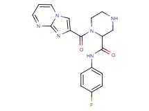 N-(4-fluorophenyl)-1-(imidazo[1,2-a]pyrimidin-2-ylcarbonyl)-2-piperazinecarboxamide