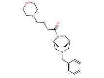 (1S*,5R*)-3-benzyl-6-[4-(4-morpholinyl)butanoyl]-3,6-diazabicyclo[3.2.2]nonane