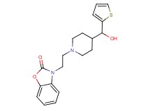 3-(2-{4-[hydroxy(2-thienyl)methyl]piperidin-1-yl}ethyl)-1,3-benzoxazol-2(3H)-one