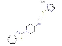 1-(1,3-benzothiazol-2-yl)-N-{2-[(1-methyl-1H-imidazol-2-yl)thio]ethyl}piperidin-4-amine