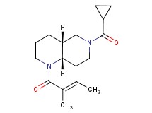 (4aR*,8aS*)-6-(cyclopropylcarbonyl)-1-[(2E)-2-methyl-2-butenoyl]decahydro-1,6-naphthyridine