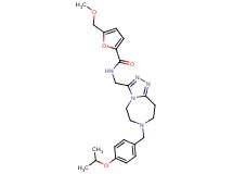 N-{[7-(4-isopropoxybenzyl)-6,7,8,9-tetrahydro-5H-[1,2,4]triazolo[4,3-d][1,4]diazepin-3-yl]methyl}-5-(methoxymethyl)-2-furamide