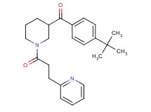 (4-tert-butylphenyl){1-[3-(2-pyridinyl)propanoyl]-3-piperidinyl}methanone