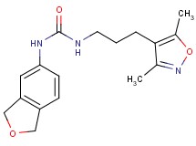 N-(1,3-dihydro-2-benzofuran-5-yl)-N'-[3-(3,5-dimethylisoxazol-4-yl)propyl]urea