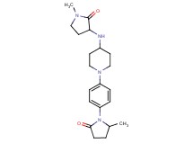 1-methyl-3-({1-[4-(2-methyl-5-oxo-1-pyrrolidinyl)phenyl]-4-piperidinyl}amino)-2-pyrrolidinone