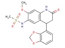 N-[4-(1,3-benzodioxol-4-yl)-7-methoxy-2-oxo-1,2,3,4-tetrahydroquinolin-6-yl]methanesulfonamide