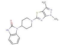 1-[1-(1,3-dimethyl-1H-pyrazolo[3,4-d][1,3]thiazol-5-yl)piperidin-4-yl]-1,3-dihydro-2H-benzimidazol-2-one
