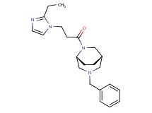 (1S*,5R*)-3-benzyl-6-[3-(2-ethyl-1H-imidazol-1-yl)propanoyl]-3,6-diazabicyclo[3.2.2]nonane