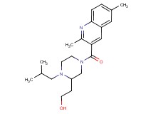 2-{4-[(2,6-dimethylquinolin-3-yl)carbonyl]-1-isobutylpiperazin-2-yl}ethanol