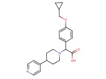 [4-(cyclopropylmethoxy)phenyl](4-pyridin-4-ylpiperidin-1-yl)acetic acid