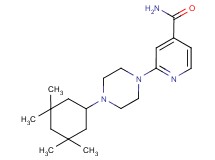 2-[4-(3,3,5,5-tetramethylcyclohexyl)piperazin-1-yl]isonicotinamide