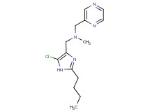 1-(2-butyl-5-chloro-1H-imidazol-4-yl)-N-methyl-N-(pyrazin-2-ylmethyl)methanamine