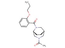 (1S*,5R*)-3-acetyl-6-(2-propoxybenzoyl)-3,6-diazabicyclo[3.2.2]nonane