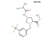 methyl (4R)-4-(isobutyrylamino)-1-[3-(trifluoromethyl)benzyl]-L-prolinate