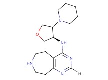 N-[rel-(3R,4R)-4-(1-piperidinyl)tetrahydro-3-furanyl]-6,7,8,9-tetrahydro-5H-pyrimido[4,5-d]azepin-4-amine dihydrochloride