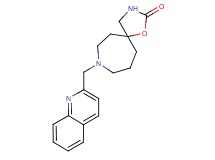 8-(2-quinolinylmethyl)-1-oxa-3,8-diazaspiro[4.6]undecan-2-one