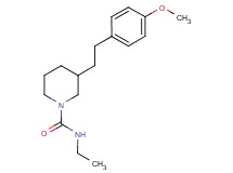 N-ethyl-3-[2-(4-methoxyphenyl)ethyl]-1-piperidinecarboxamide