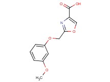 2-[(3-methoxyphenoxy)methyl]-1,3-oxazole-4-carboxylic acid
