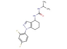 N-[1-(2,4-difluorophenyl)-4,5,6,7-tetrahydro-1H-indazol-4-yl]-N'-isopropylurea