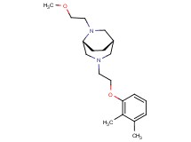(1S*,5R*)-3-[2-(2,3-dimethylphenoxy)ethyl]-6-(2-methoxyethyl)-3,6-diazabicyclo[3.2.2]nonane