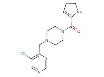 1-[(3-chloropyridin-4-yl)methyl]-4-(1H-pyrrol-2-ylcarbonyl)piperazine