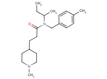 N-(sec-butyl)-N-(4-methylbenzyl)-3-(1-methylpiperidin-4-yl)propanamide