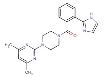 2-{4-[2-(1H-imidazol-2-yl)benzoyl]piperazin-1-yl}-4,6-dimethylpyrimidine