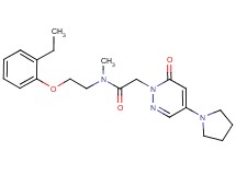 N-[2-(2-ethylphenoxy)ethyl]-N-methyl-2-(6-oxo-4-pyrrolidin-1-ylpyridazin-1(6H)-yl)acetamide