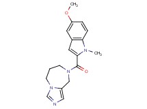 8-[(5-methoxy-1-methyl-1H-indol-2-yl)carbonyl]-6,7,8,9-tetrahydro-5H-imidazo[1,5-a][1,4]diazepine