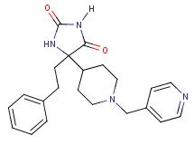 5-(2-phenylethyl)-5-[1-(4-pyridinylmethyl)-4-piperidinyl]-2,4-imidazolidinedione
