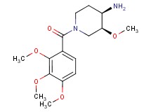 (3S*,4R*)-3-methoxy-1-(2,3,4-trimethoxybenzoyl)piperidin-4-amine