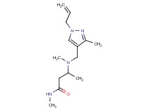 3-[[(1-allyl-3-methyl-1H-pyrazol-4-yl)methyl](methyl)amino]-N-methylbutanamide