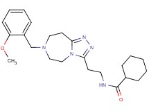 N-{2-[7-(2-methoxybenzyl)-6,7,8,9-tetrahydro-5H-[1,2,4]triazolo[4,3-d][1,4]diazepin-3-yl]ethyl}cyclohexanecarboxamide