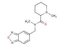 N-(2,1,3-benzoxadiazol-5-ylmethyl)-N,1-dimethylpiperidine-2-carboxamide