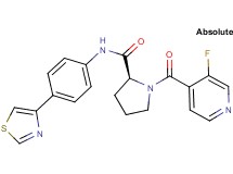 1-(3-fluoroisonicotinoyl)-N-[4-(1,3-thiazol-4-yl)phenyl]-L-prolinamide