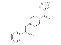 1-(2-phenylpropyl)-4-(1H-1,2,4-triazol-3-ylcarbonyl)piperazine