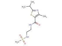 2-isopropyl-4-methyl-N-{2-[(methylsulfonyl)amino]ethyl}-1,3-thiazole-5-carboxamide