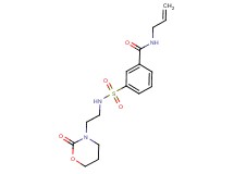 N-allyl-3-({[2-(2-oxo-1,3-oxazinan-3-yl)ethyl]amino}sulfonyl)benzamide