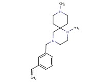 1,9-dimethyl-4-(3-vinylbenzyl)-1,4,9-triazaspiro[5.5]undecane