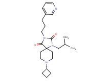 8-cyclobutyl-1-isobutyl-3-[3-(3-pyridinyl)propyl]-1,3,8-triazaspiro[4.5]decane-2,4-dione