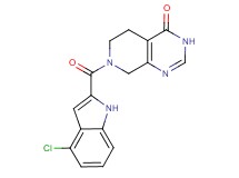 7-[(4-chloro-1H-indol-2-yl)carbonyl]-5,6,7,8-tetrahydropyrido[3,4-d]pyrimidin-4(3H)-one