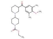ethyl 3-(4-methoxy-3,5-dimethylbenzoyl)-1,4'-bipiperidine-1'-carboxylate