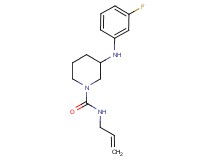 N-allyl-3-[(3-fluorophenyl)amino]-1-piperidinecarboxamide