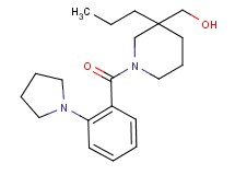 [3-propyl-1-(2-pyrrolidin-1-ylbenzoyl)piperidin-3-yl]methanol