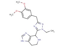 4-[3-(3,4-dimethoxybenzyl)-1-ethyl-1H-1,2,4-triazol-5-yl]-4,5,6,7-tetrahydro-1H-imidazo[4,5-c]pyridine