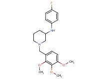 N-(4-fluorophenyl)-1-(2,3,4-trimethoxybenzyl)-3-piperidinamine