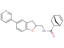 (1R*,2R*,4R*)-N-{[5-(3-pyridinyl)-2,3-dihydro-1-benzofuran-2-yl]methyl}bicyclo[2.2.1]hept-5-ene-2-carboxamide